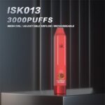 IK013 Disposable vape pod 3000 puffs with adjustable airflow and rechargeable battery