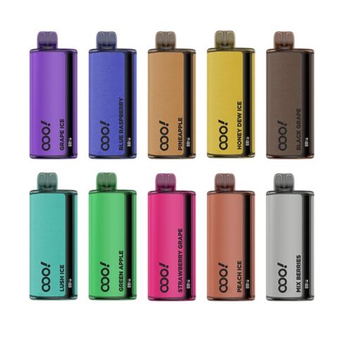 ISK 8000 Puffs Disposable Vape POD with display screen and rechargeable battery