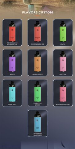 ISK053 15000 Puffs Disposable Vape POD empty Cartridges with adjustable airflow at RDL and MTL