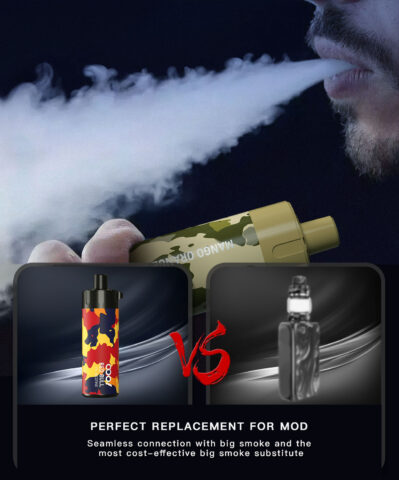 What is the function of the adjustable airflow of the DTL disposable vape？